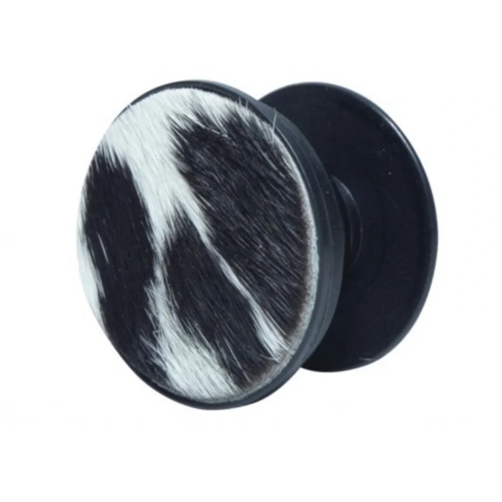 Myra Black and white hairon phone socket, new
